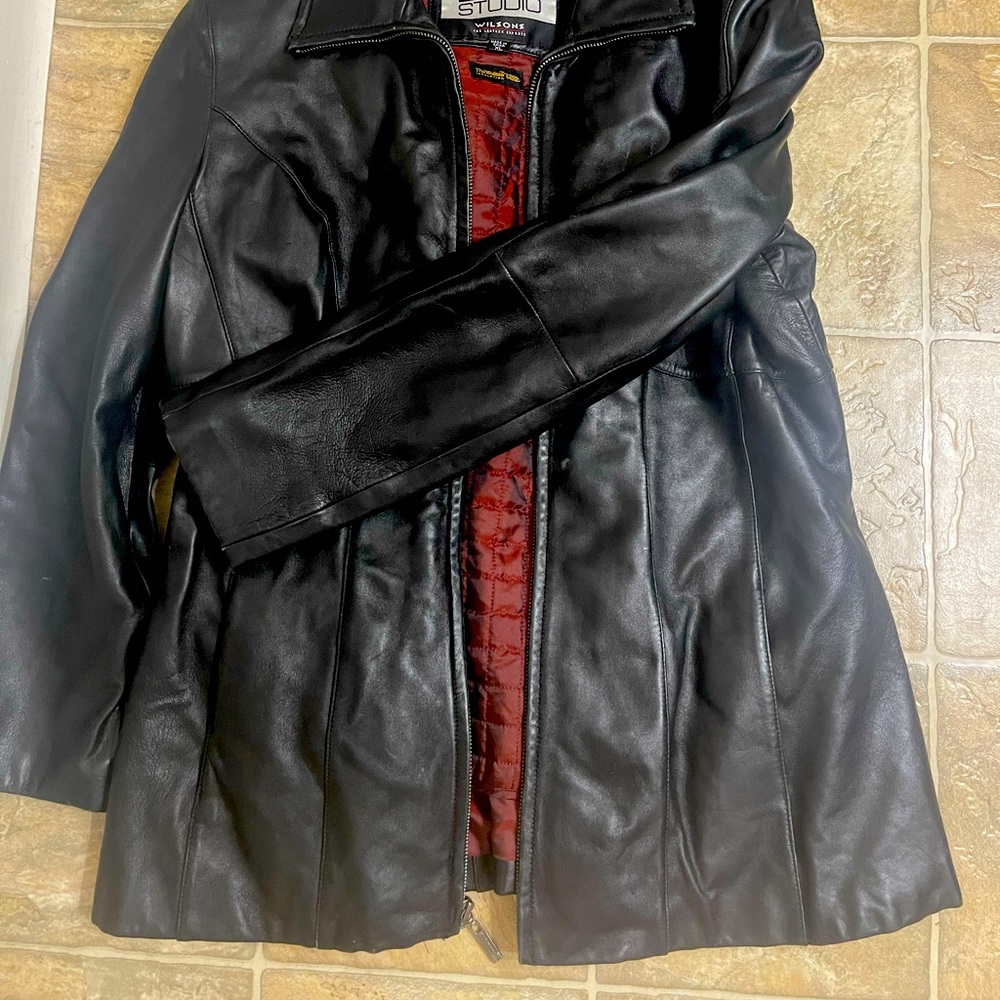 Women’s Vintage Leather Jacket - Pelle Studio XL - Picture 2 of 5
